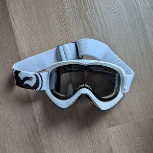 Dragon Alliance White Ski Snowboard Goggles - Adults